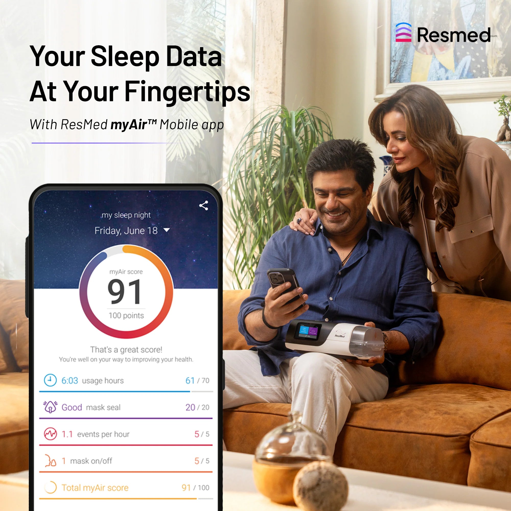 AirSense™ 11 AutoSet™ Tripack 4G Combo (Get 2 masks & 3 Years Extended Warranty)
