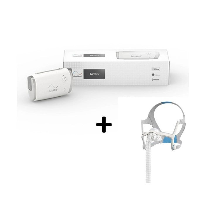 AirMini™ AutoSet Combo offer (Device + N20 mask + N20 Set up pack + Travel Bag)