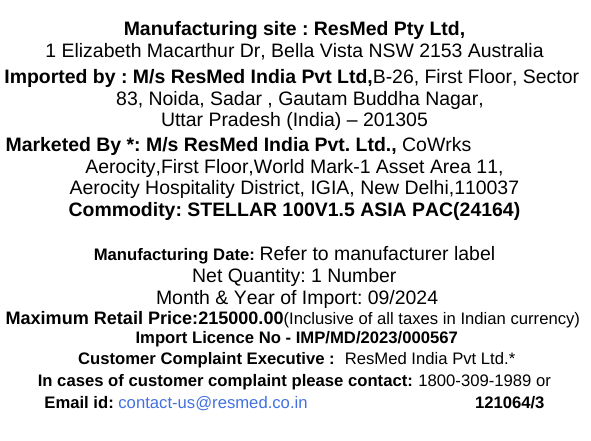 ResMed Stellar™ 100 Ventilator
