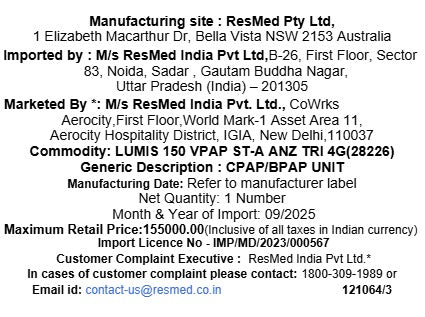 Lumis™ 150 VPAP ST-A Non- Invasive Ventilator