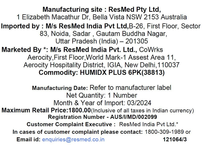 Humid™  X Plus - Pack of 6