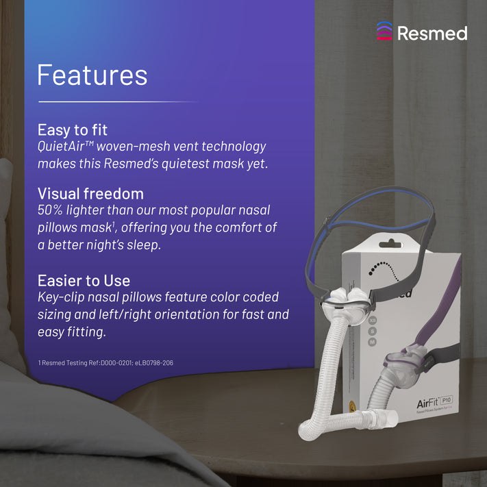 ResMed AirFit™ P10 Nasal Pillow Mask