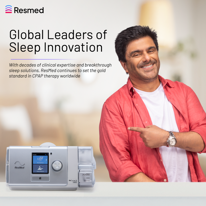 AirCurve™ 10 VAuto 4G Tripack With Humidifier and ClimateLineAir™ Tube