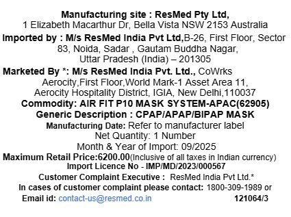 ResMed AirFit™ P10 Nasal Pillow Mask