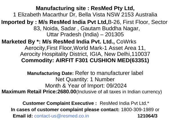 ResMed AirFit™ F30i Cushion