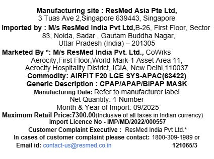 ResMed AirFit™ F20 Full Face Mask