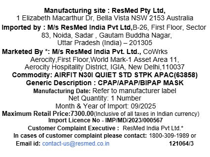 ResMed AirFit™ N30i Nasal Mask