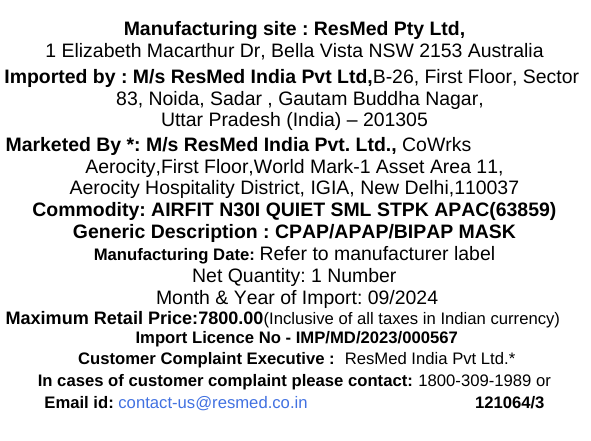 ResMed AirFit™ N30i Nasal Mask