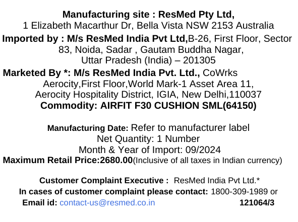 ResMed AirFit™ F30 Cushion