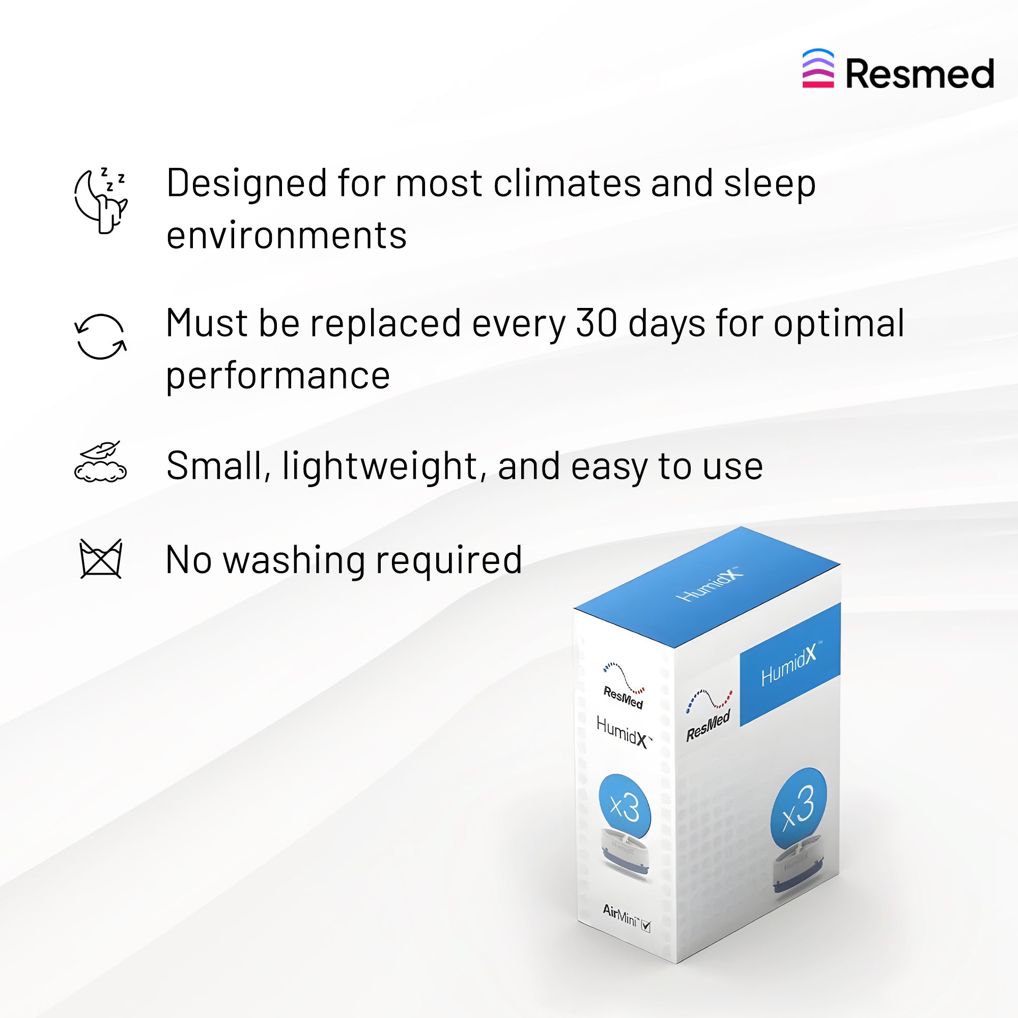 Humid™  X Plus - Pack of 3 (2 Units)