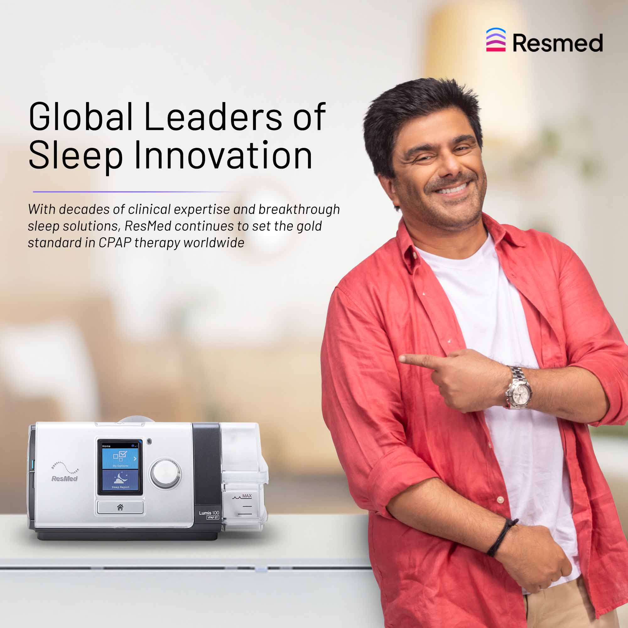 ResMed Lumis 100 VPAP ST Non- Invasive Ventilator