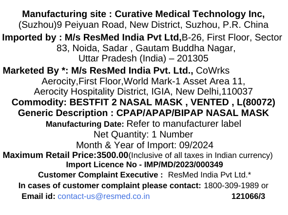ResMed Best Fit 2 Nasal Mask