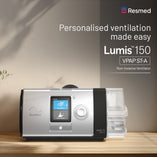 Resmed Lumis™ 150 VPAP ST Non‑Invasive Ventilator – Tripack 4G