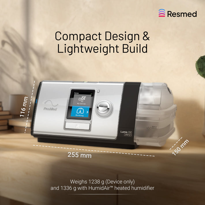 Resmed Lumis™ 150 VPAP ST Non‑Invasive Ventilator – Tripack 4G