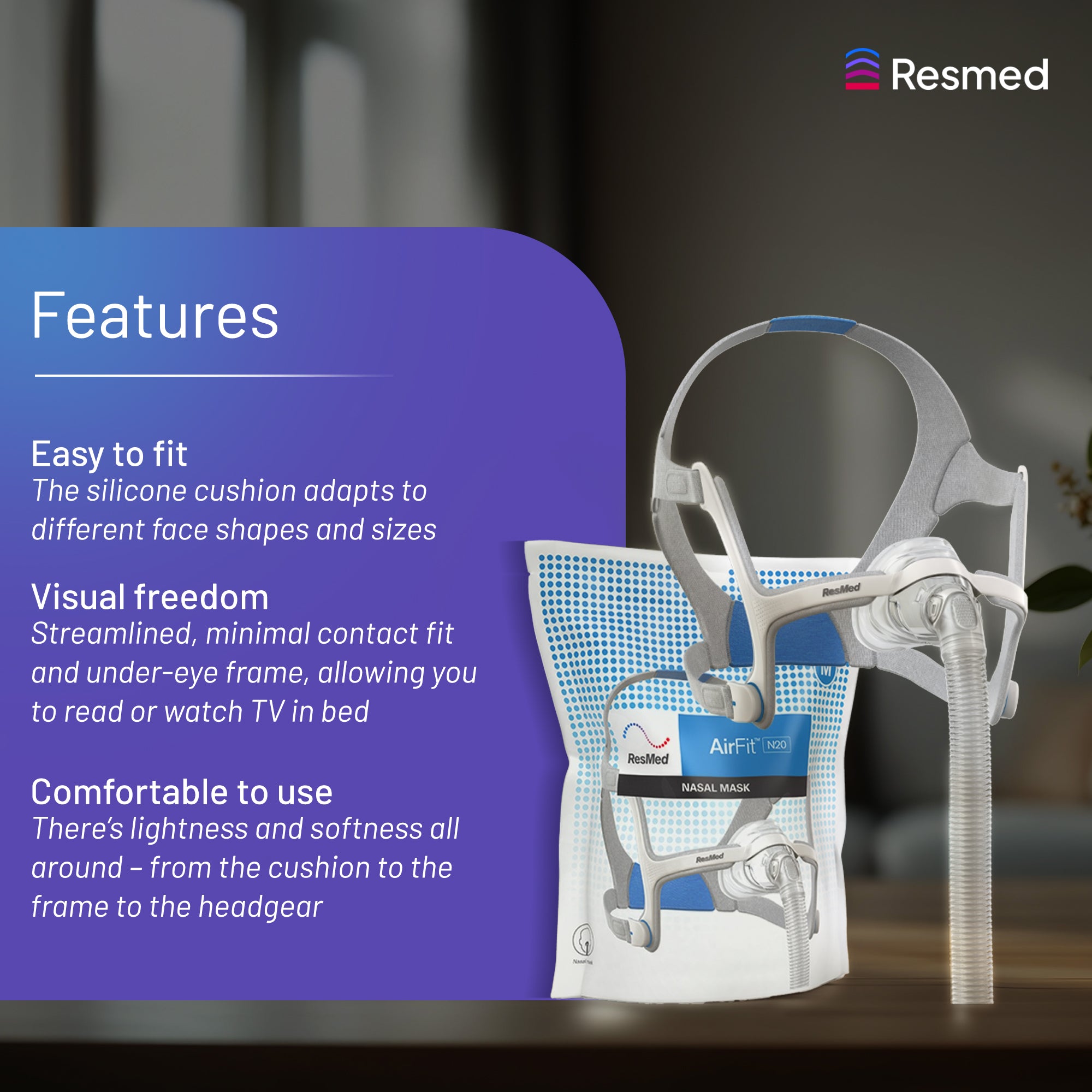 ResMed AirFit™ N20 Nasal Mask | Resmed India