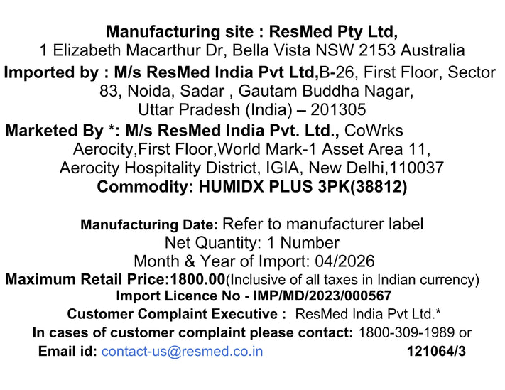Humid™  X Plus - Pack of 3 (2 Units)