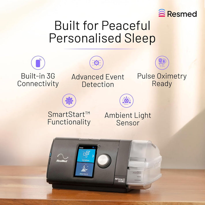 AirSense™ 10 Autoset™ Tripack 4G CPAP Device with HumidAir and ClimateLineAir