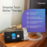 AirSense™ 10 Autoset™ Tripack 4G CPAP Device with HumidAir and ClimateLineAir