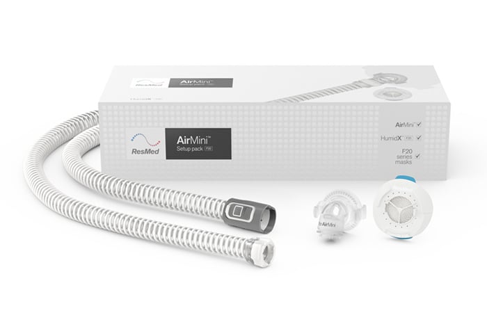 AirMini™ AutoSet Combo offer (Device + F20 mask + AirMini™ F20 Mask Setup Pack with HumidX F20)