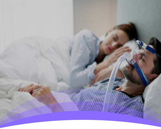 Customer using Resmed CPAP Machine